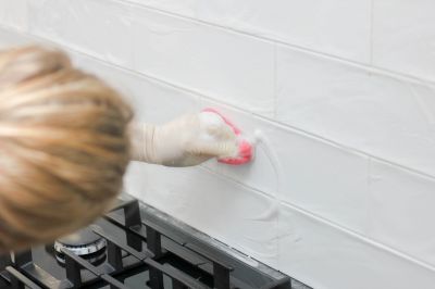 Products For Grout Cleanings in use